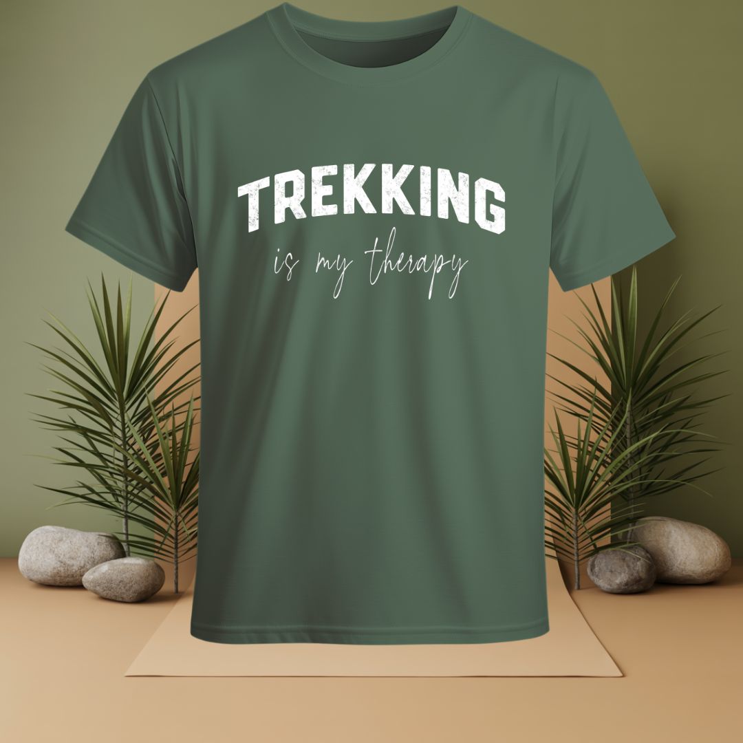Trekking Is My Therapy T-Shirt
