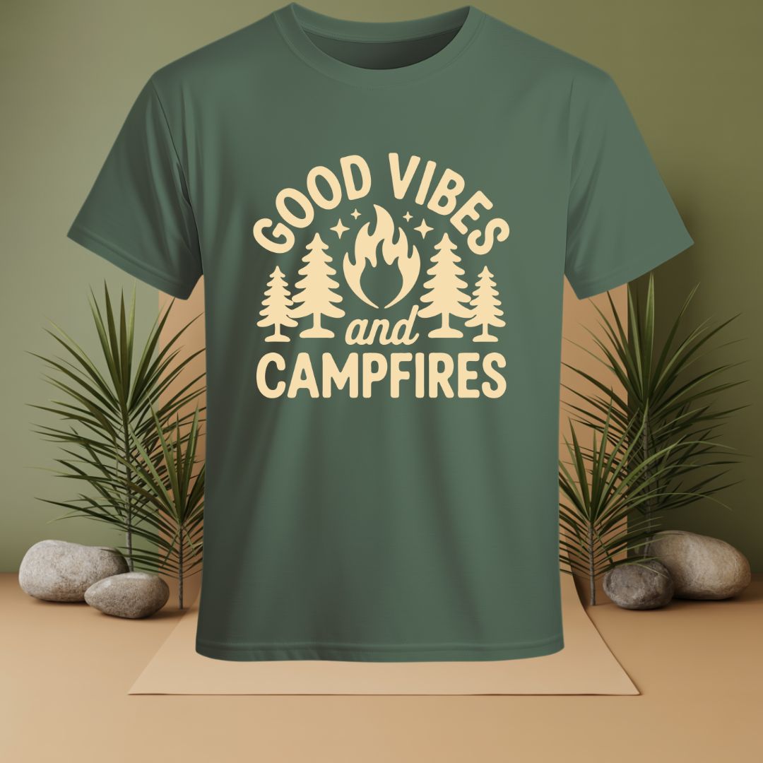 Good Vibes And Campfires T-Shirt
