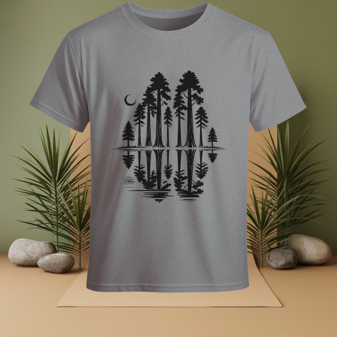 Forest With Reflective Water T-Shirt