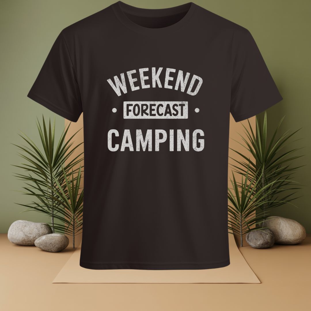 Weekend Forecast Camping T-Shirt