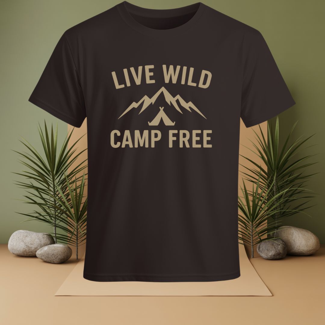 Live Wild Camp Free T-Shirt