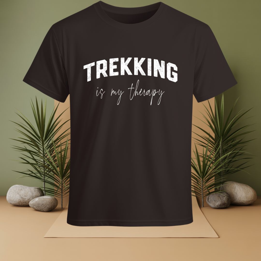 Trekking Is My Therapy T-Shirt