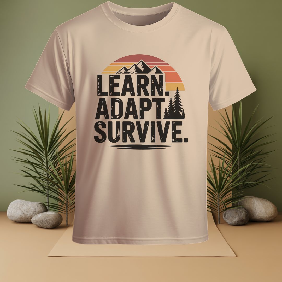 Learn Adapt Survive T-Shirt