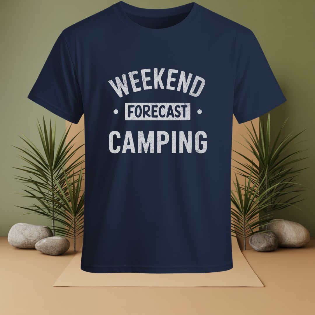 Weekend Forecast Camping T-Shirt