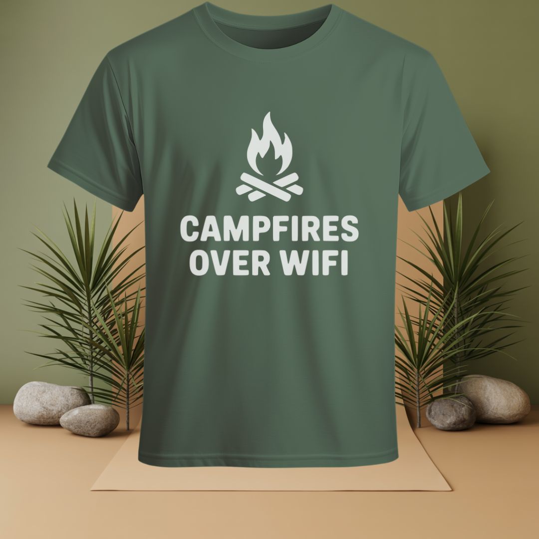 Campfires Over Wifi T-Shirt