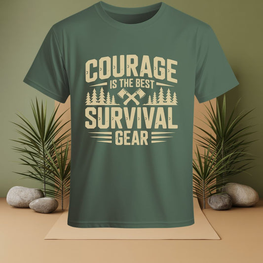 Courage Is The Best Survival Gear T-Shirt