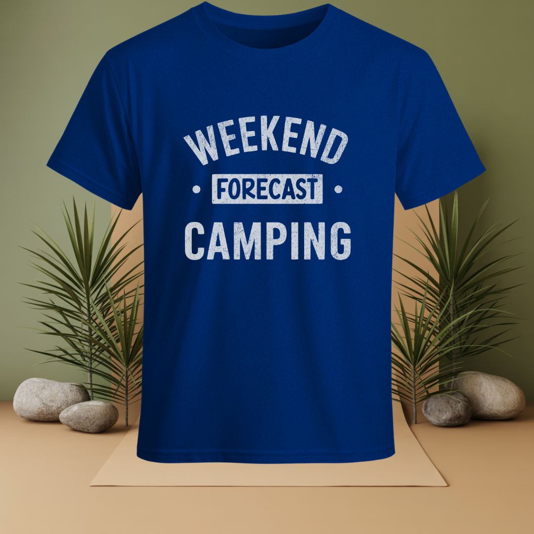 Weekend Forecast Camping T-Shirt