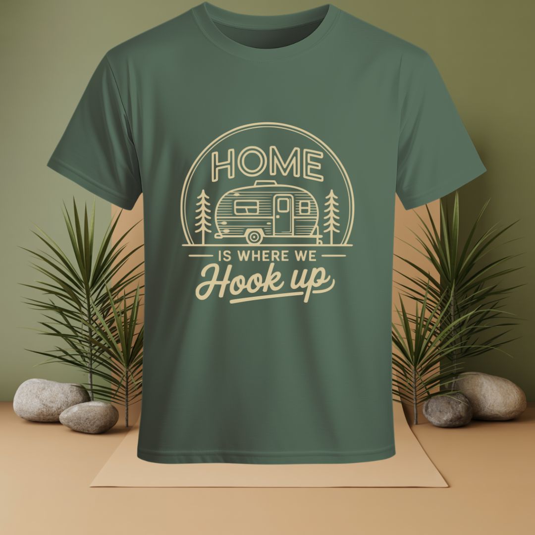 Home Is Where We Hook Up T-Shirt