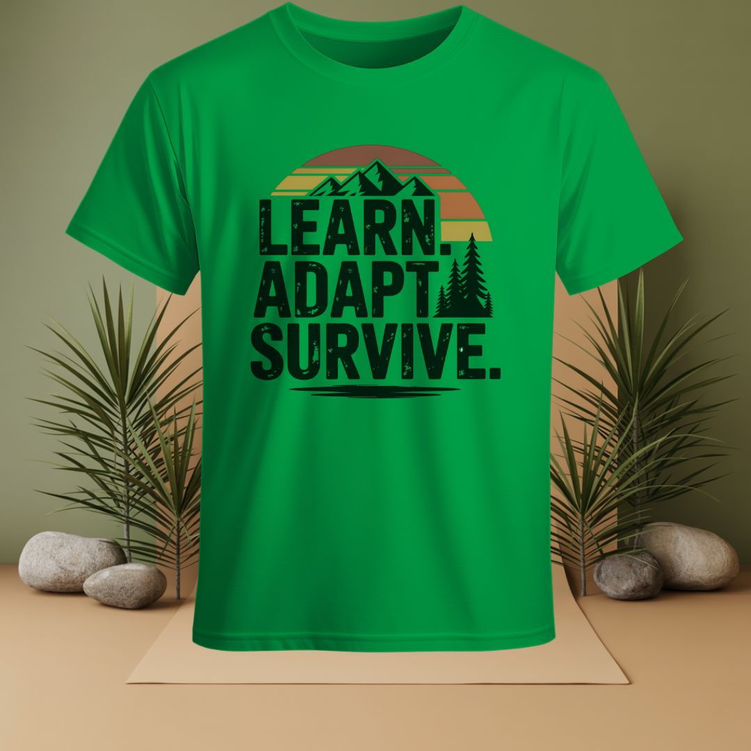 Learn Adapt Survive T-Shirt