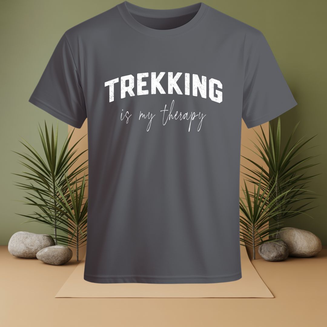Trekking Is My Therapy T-Shirt