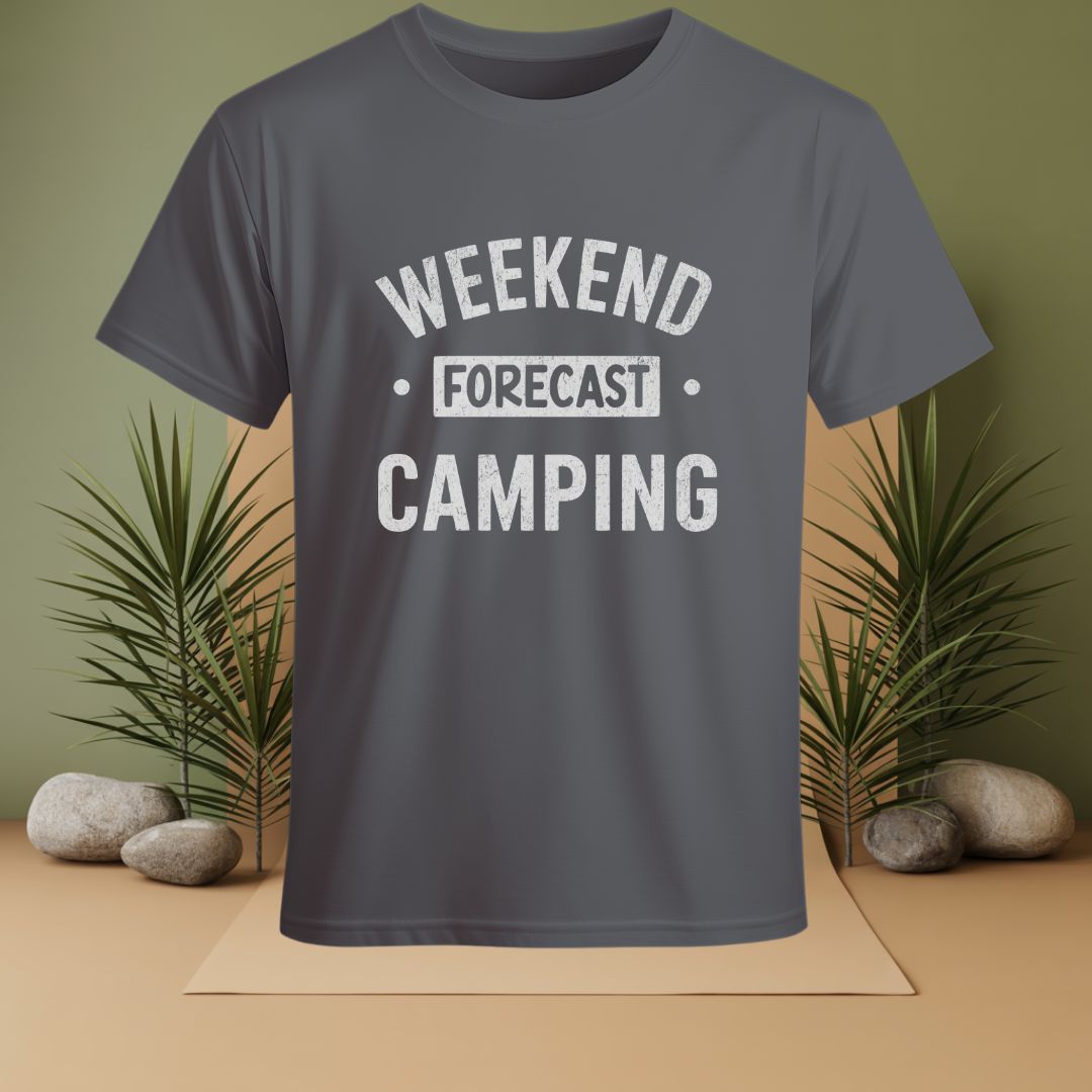 Weekend Forecast Camping T-Shirt
