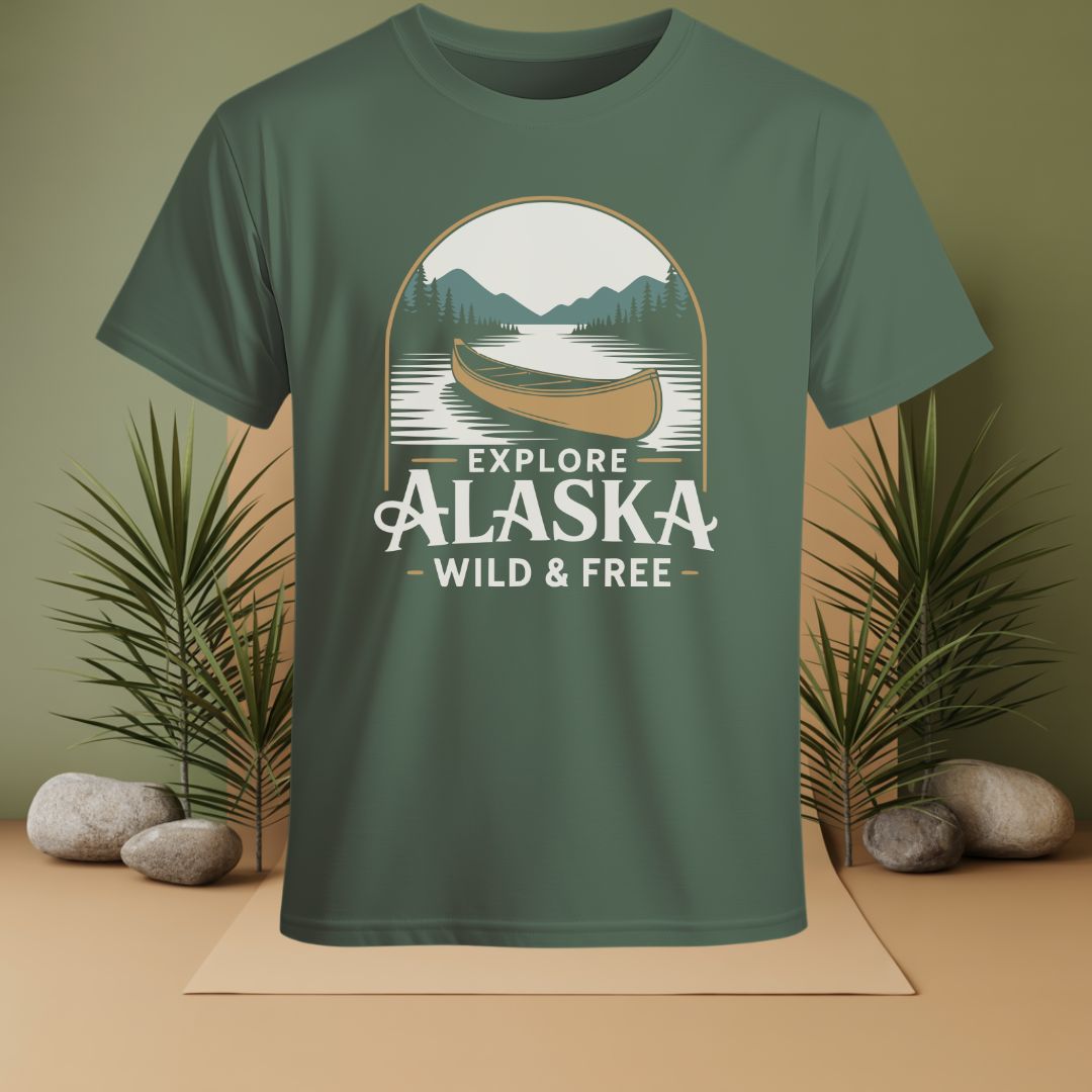 Explore Alaska Wild & Free T-Shirt