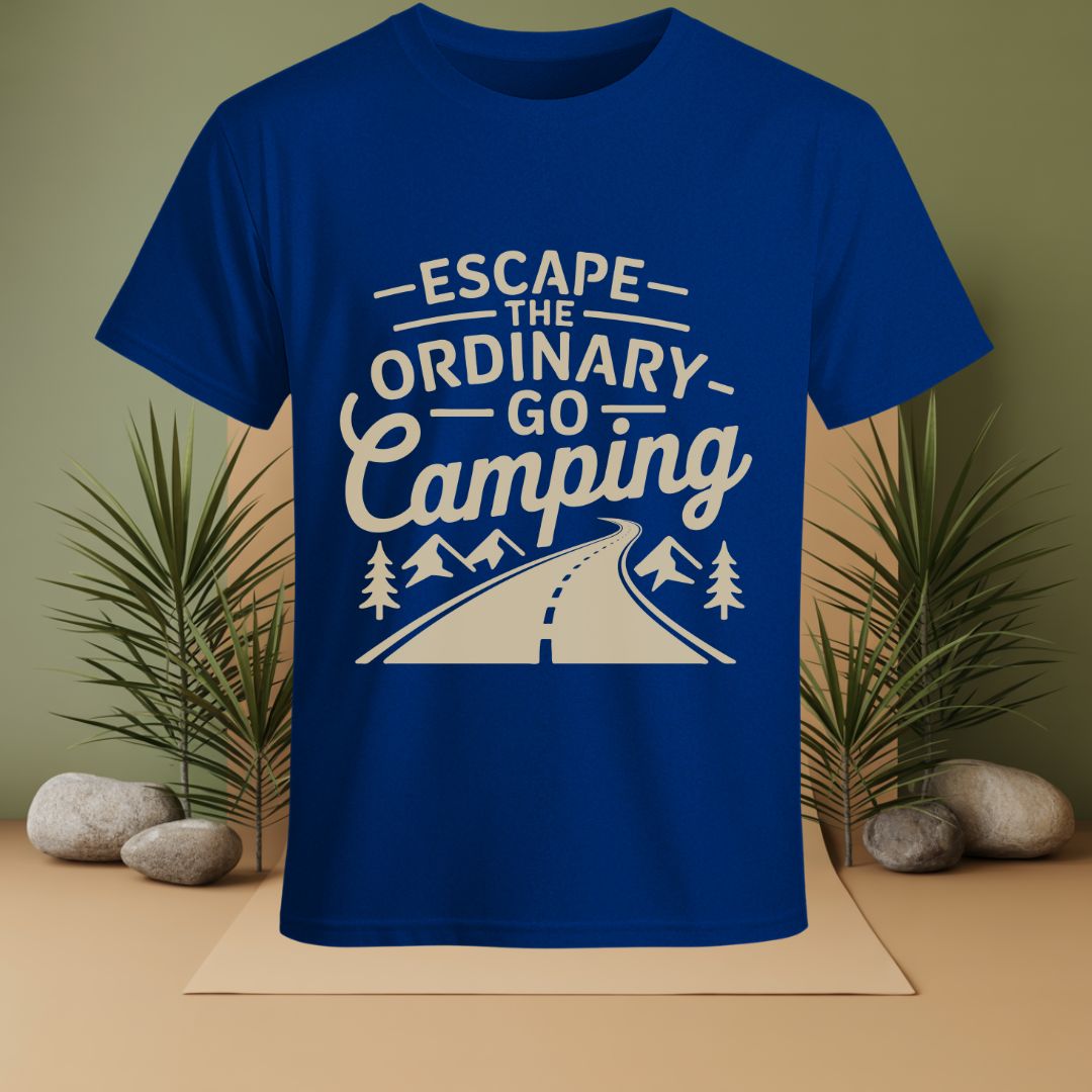 Escape The Ordinary Go Camping T-Shirt