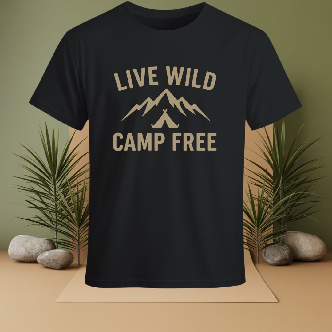 Live Wild Camp Free T-Shirt