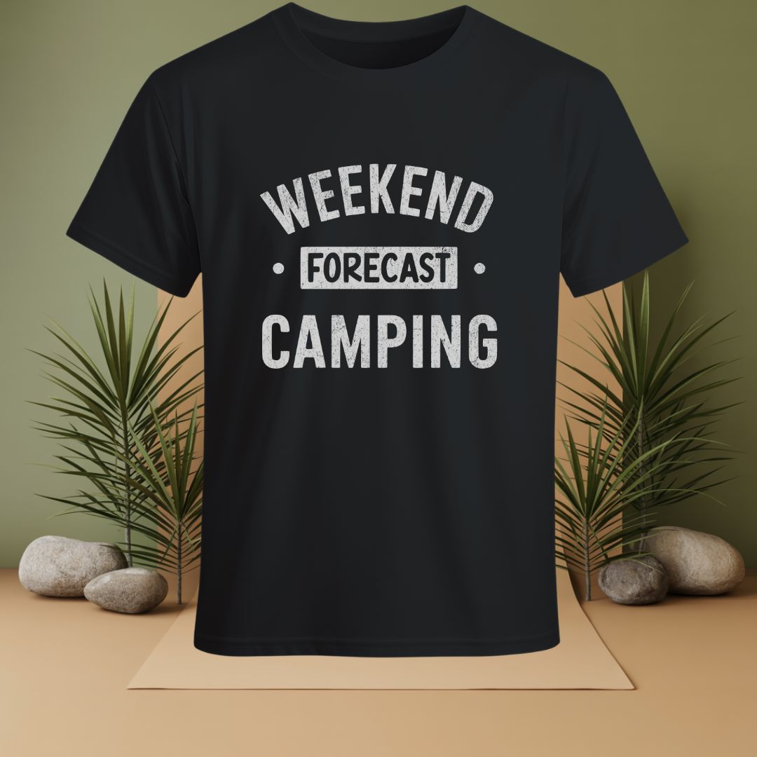 Weekend Forecast Camping T-Shirt