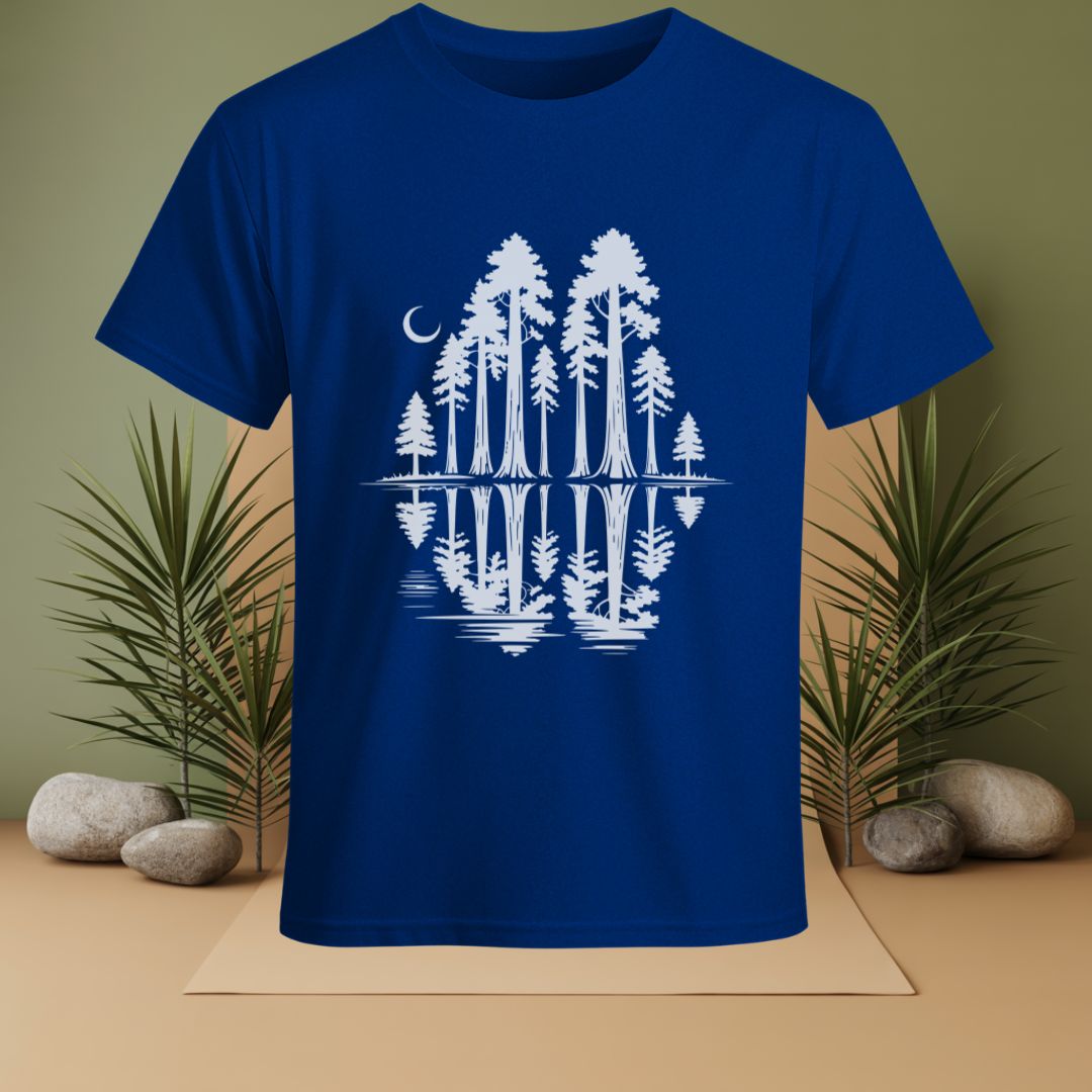 Forest With Reflective Water T-Shirt