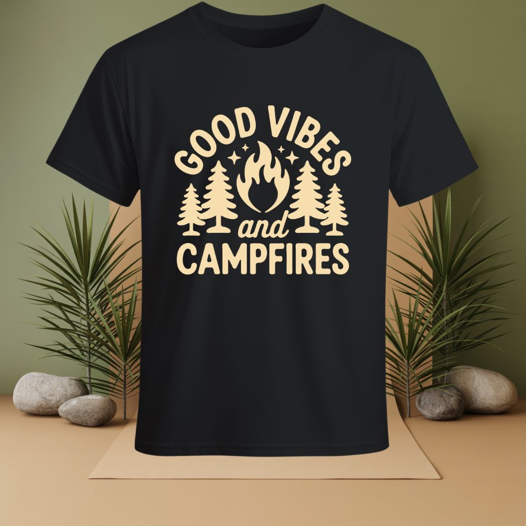 Good Vibes And Campfires T-Shirt