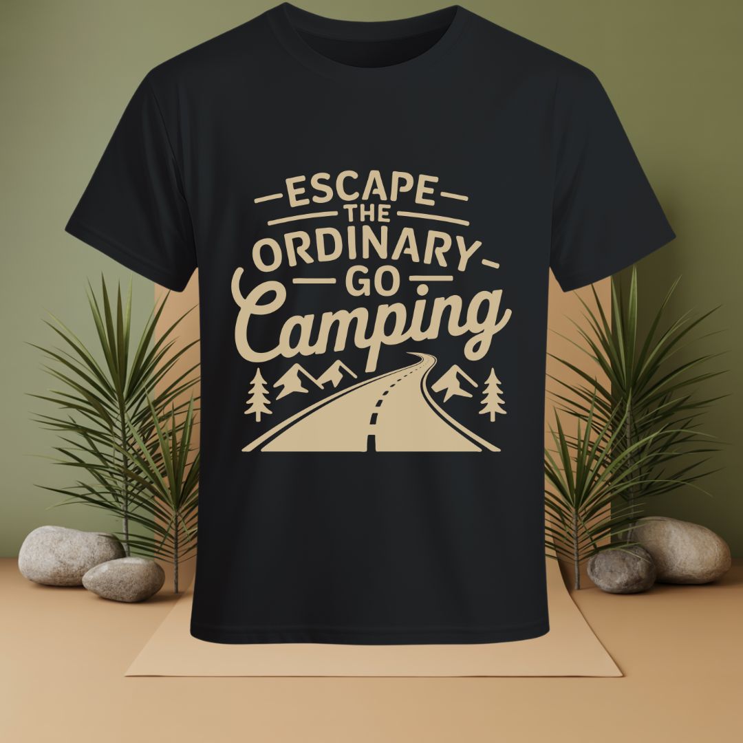 Escape The Ordinary Go Camping T-Shirt